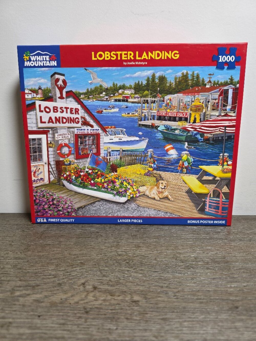 Lobster Landing - 1000 Piece Jigsaw Puzzle by White Mountain 2025